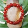 Vòng Tay Đá Mã Não (Agate) Đỏ 12 ly