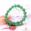 Vòng Tay Đá Thạch Anh Dâu Tây Xanh 10 ly