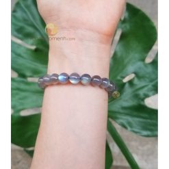 Vòng tay Đá Đá xà cừ Labradorite 8 ly - vòng phong thủy