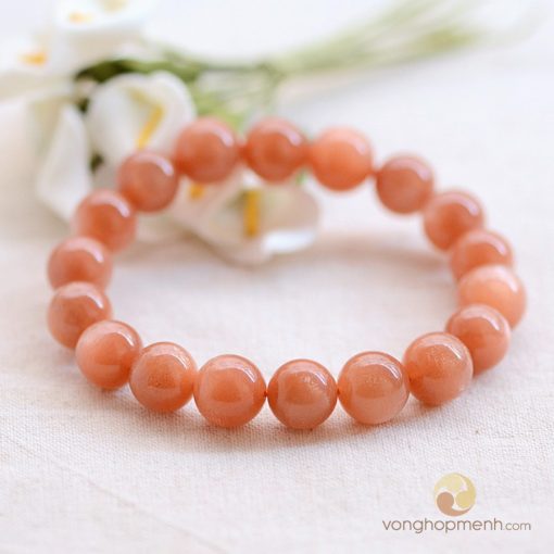 Vòng tay Đá mặt trời (Sunstone) 10 ly