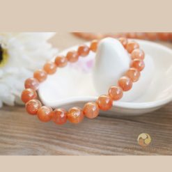 Vòng tay Đá mặt trời (Sunstone) 8 ly