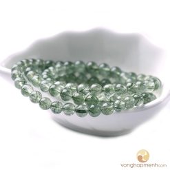 Chuỗi hạt thạch anh tóc xanh 6 ly (Cao Cấp chuẩn 6A)