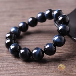 Vòng Mắt Hổ Xanh Đen 12 ly - Vòng phong thủy