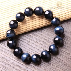 Vòng Đá mắt chim ưng 12 ly - vong tay phong thuy