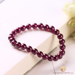 Vòng Tay Ngọc Hồng Lựu 6 ly