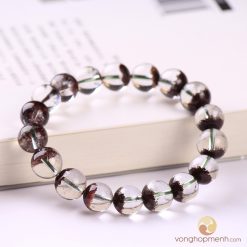Vòng Tay Đá Thạch Anh Ưu Linh Nâu Đỏ 8 ly