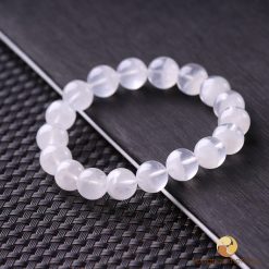 Vòng Thạch Anh Ưu Linh Trắng 10 ly