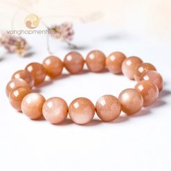 Vòng tay Đá mặt trời (Sunstone) 12 ly