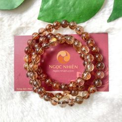 Chuỗi Thạch Anh nâu tóc đỏ