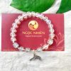 Vòng tay đá Thạch Anh Trắng 6 ly mix charm đuôi Cá Voi Bạc 925-TAG06119