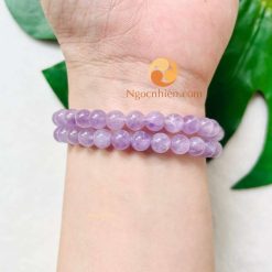 Chuỗi đá thạch anh tím nhạt 6 ly - CTATN06