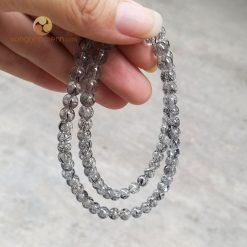 Chuỗi đá thạch anh tóc đen 6 ly, 5A - chuoi vong phong thuy