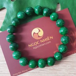 Vòng tay Đá cẩm thạch sơn thủy 10 ly - vòng phong thủy ngocnhien