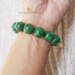 Vòng Đá cẩm thạch sơn thủy 16 ly - vòng phong thủy