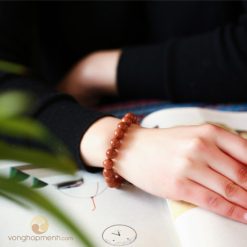 Vòng Đá Kim Sa Nâu 10 ly - vòng phong thủy