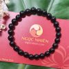 Vòng Tay Đá Mã Não Đen 6 ly - vòng phong thủy ngocnhien
