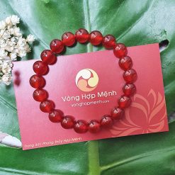 Vòng Mã Não Đỏ 8 ly - vonghopmenh