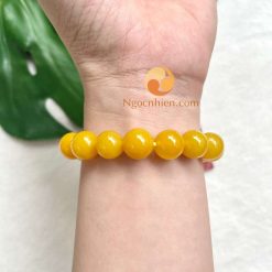 Vòng Tay Đá Mã Não Vàng 10 ly