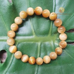 Vòng Tay Đá Mắt Hổ Vàng 8 ly - vòng phong thủy