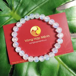 Vòng Đá Mặt Trăng Moonstone Trắng 6 ly - vonghopmenh
