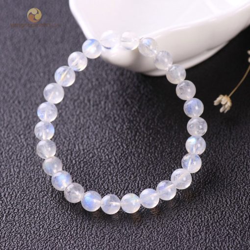 Vòng Đá Moonstone Trắng 6 ly