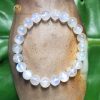 Vòng tay Đá Mặt Trăng Trắng (Moonstone) 8 ly - vòng phong thủy cho nữ mệnh Thủy và mệnh Kim