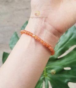Vòng Đá mặt trời (Sunstone) 4 ly - Vòng phong thủy