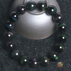 Vòng Tay Đá Núi Lửa Obsidian Đa Sắc 10 ly - Vòng phong thủy